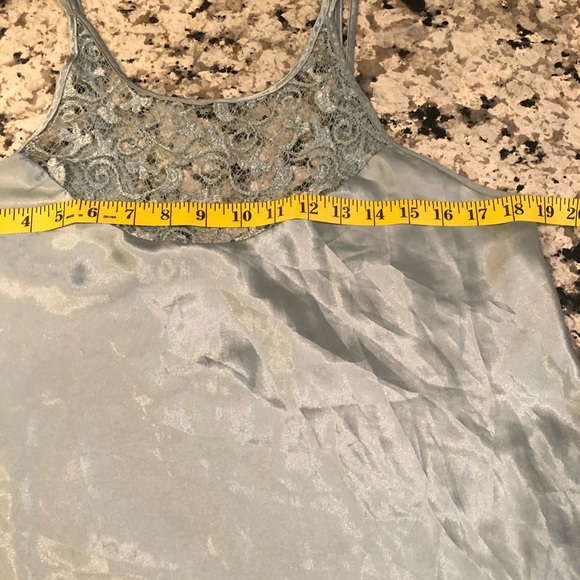 Slip Lingerie Lace Satin Dress VTG 80s/90 L - Picture 5 of 6